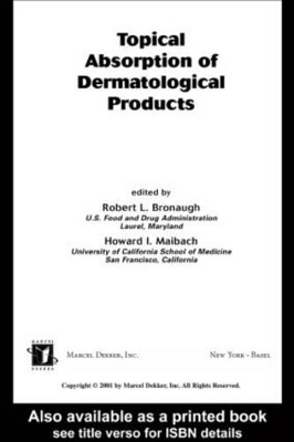 Topical Absorption of Dermatological Products book