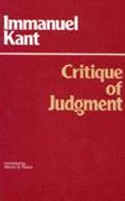 Critique of Judgment by Immanuel Kant