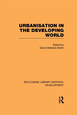 Urbanisation in the Developing World book