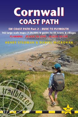 Cornwall Coast Path Trailblazer walking guide: Part 2 - Bude to Plymouth book