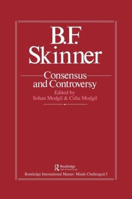 B.F. Skinner: Consensus And Controversy book