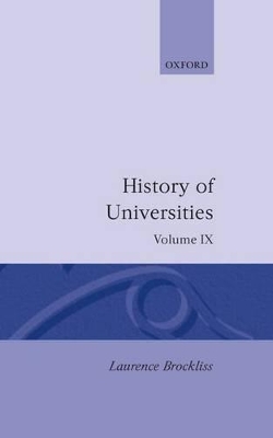 History of Universities book