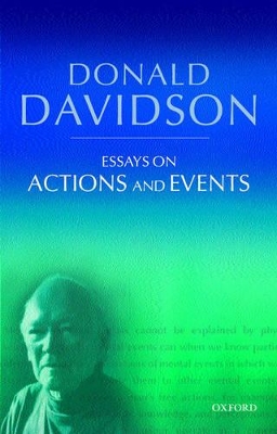 Essays on Actions and Events book