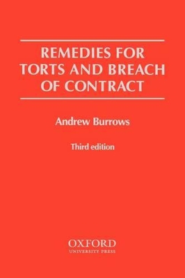 Remedies for Torts and Breach of Contract book