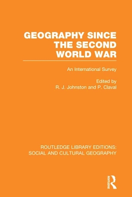 Geography Since the Second World War book