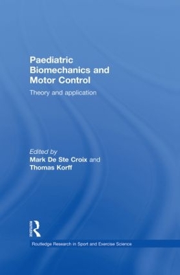 Paediatric Biomechanics and Motor Control book