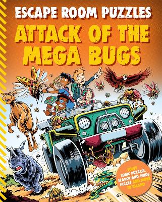 Escape Room Puzzles: Attack of the Mega Bugs book