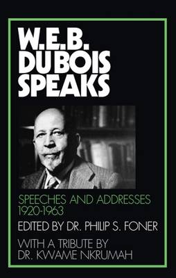 W.E.B.DuBois Speaks book