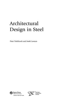Architectural Design in Steel book