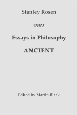 Essays in Philosophy: Ancient book