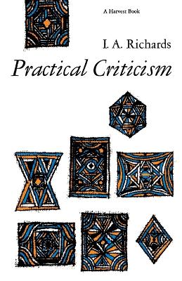 Practical Criticism by I. A. Richards