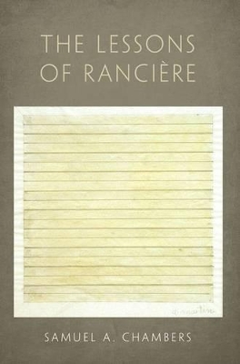 Lessons of Ranciere book