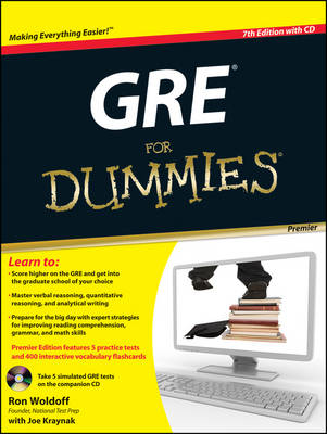 GRE For Dummies by Ron Woldoff