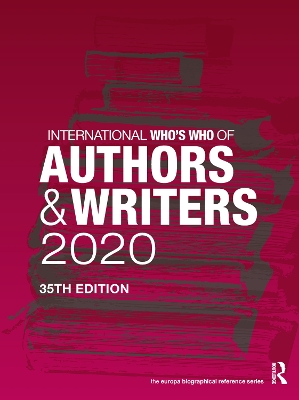 International Who's Who of Authors and Writers 2020 book