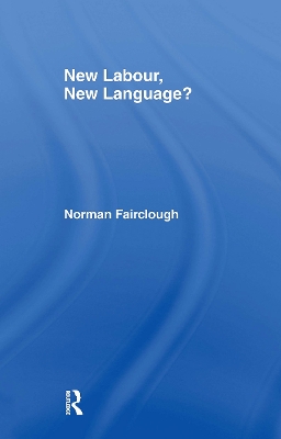 New Labour, New Language? book