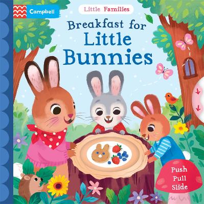 Breakfast for Little Bunnies: A Push Pull Slide Book by Campbell Books