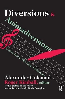 Diversions and Animadversions by Alexander Coleman