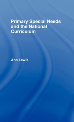 Primary Special Needs and the National Curriculum book