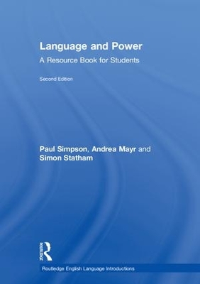 Language and Power: A Resource Book for Students by Paul Simpson