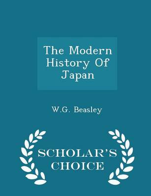 Modern History of Japan - Scholar's Choice Edition book