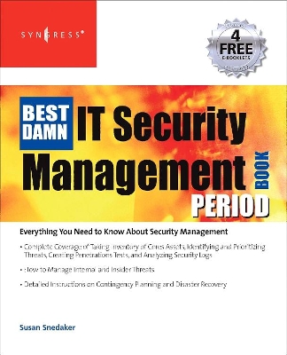 Best Damn IT Security Management Book Period book