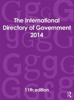 International Directory of Government 2014 book