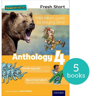 Read Write Inc. Fresh Start: Anthology 4 - Pack of 5 by Ruth Miskin