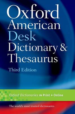 Oxford American Desk Dictionary & Thesaurus book