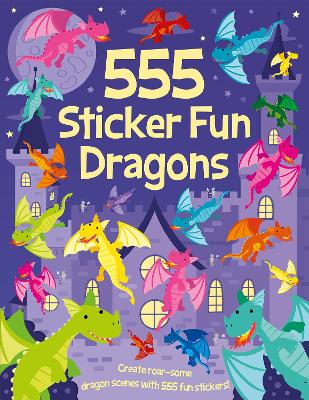 555 Sticker Fun Dragons book