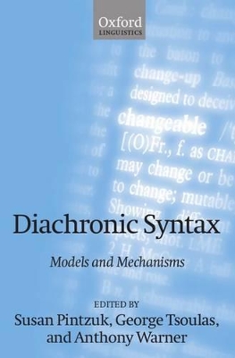 Diachronic Syntax book