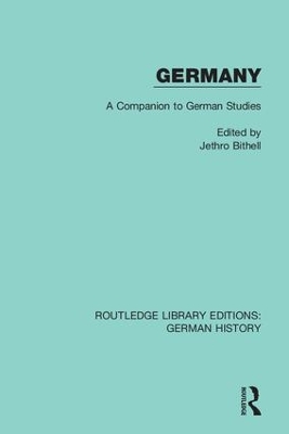 Germany: A Companion to German Studies book