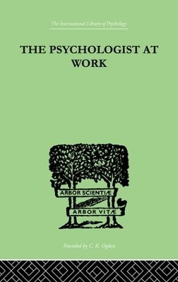 Psychologist At Work book