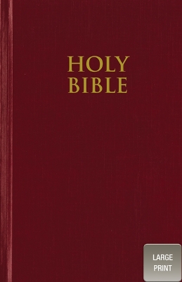 NIV, Pew Bible, Large Print, Hardcover, Blue by Zondervan Publishing