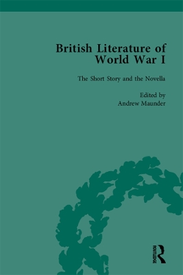 British Literature of World War I, Volume 1 book