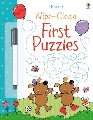 Wipe-Clean First Puzzles book