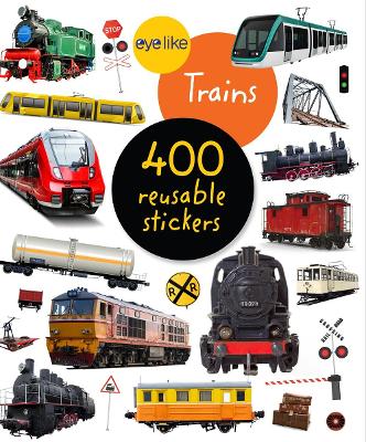 Eyelike Stickers: Trains book