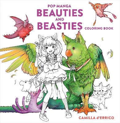 Pop Manga Beauties and Beasties Coloring Book book