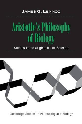 Aristotle's Philosophy of Biology book