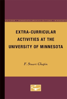 Extra-Curricular Activities at the University of Minnesota book