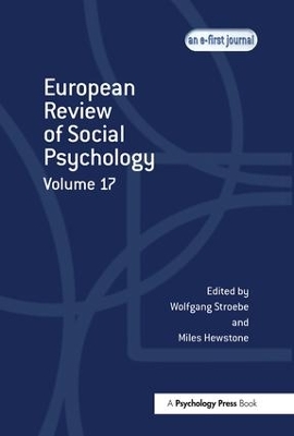 European Review of Social Psychology by Wolfgang Stroebe