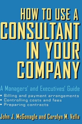 How to Use a Consultant in Your Company book
