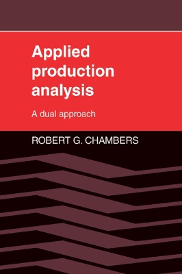 Applied Production Analysis book