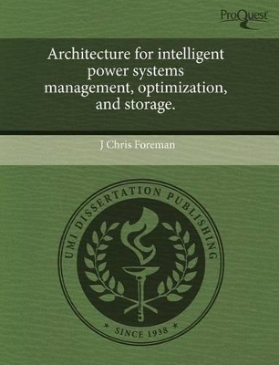 Architecture for Intelligent Power Systems Management book
