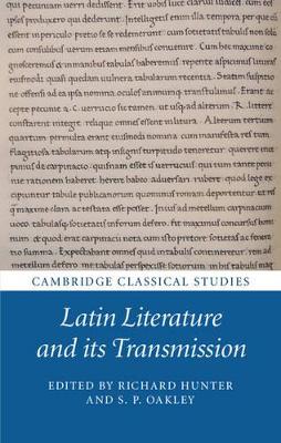 Latin Literature and its Transmission book