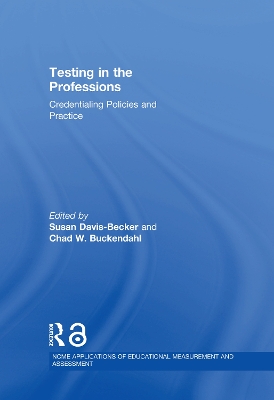 Testing in the Professions book