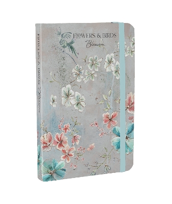 Flowers & Birds Blossom A6 Notebook book