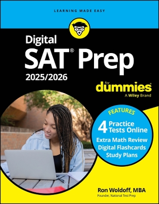 Digital SAT Prep 2025/2026 For Dummies: Book + 4 Practice Tests + Flashcards Online book