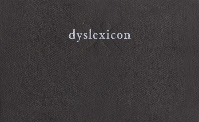 dyslexicon book