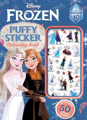 Frozen 10th Anniversary: Puffy Sticker Colouring Book (Disney) book