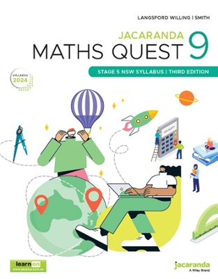 Jacaranda Maths Quest 9 Stage 5 NSW Syllabus, 3e learnON and Print book